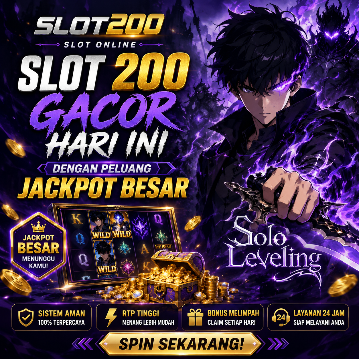SLOT200: Slot Online SLOT 200 Gacor Hari Ini dengan Peluang Jackpot Besar by Hey siriusly